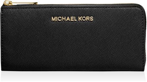 michael kors large jet set wallet|Michael Kors zippered wallet.